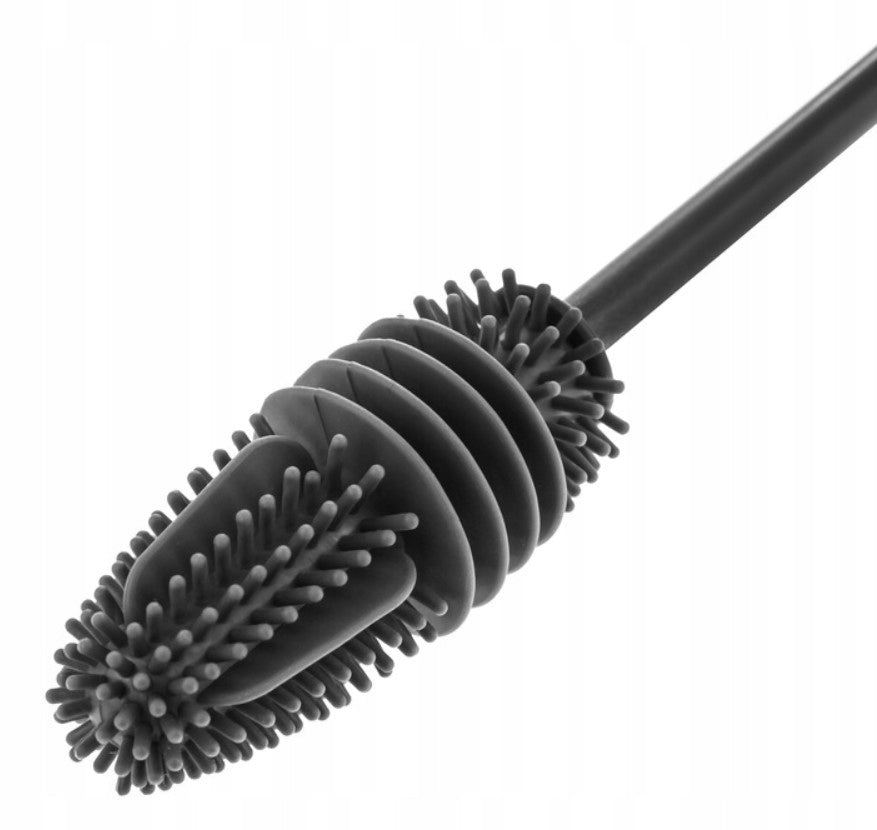 Perie din silicon pentru curatat sticle, Zola®, 28x3 cm, gri Perie din silicon pentru curatat sticle, Zola®, 28x3 cm, gri